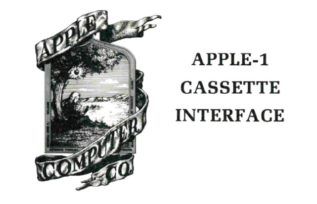 Apple-1 Cassette Interface Manual