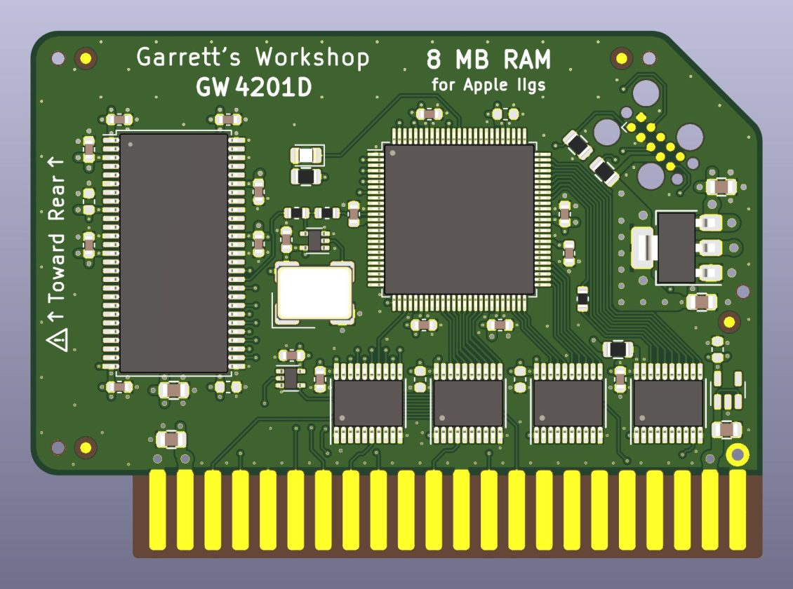 Ram Rapple RAM2GS 8 MB IIgs RAM back in stock! RAM2E 8 MB RAM for IIe coming soon ...
