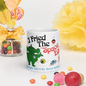 Space Eggs glossy mug