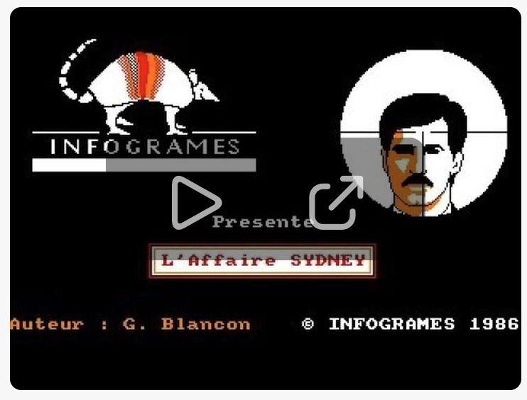 Infogrames Sydney Affair for the Apple IIGS Infogrames Sydney Affair for the Apple IIGS