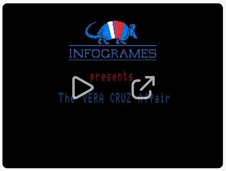 Infogrames Vera Cruz Affair for the Apple IIGS Infogrames Vera Cruz Affair for the Apple IIGS