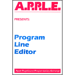 ApEdit: Program Line Editor version 2.0