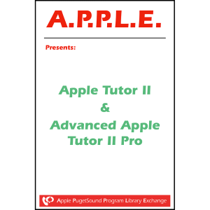 Apple Tutor II and Advanced Apple Tutor II Pro