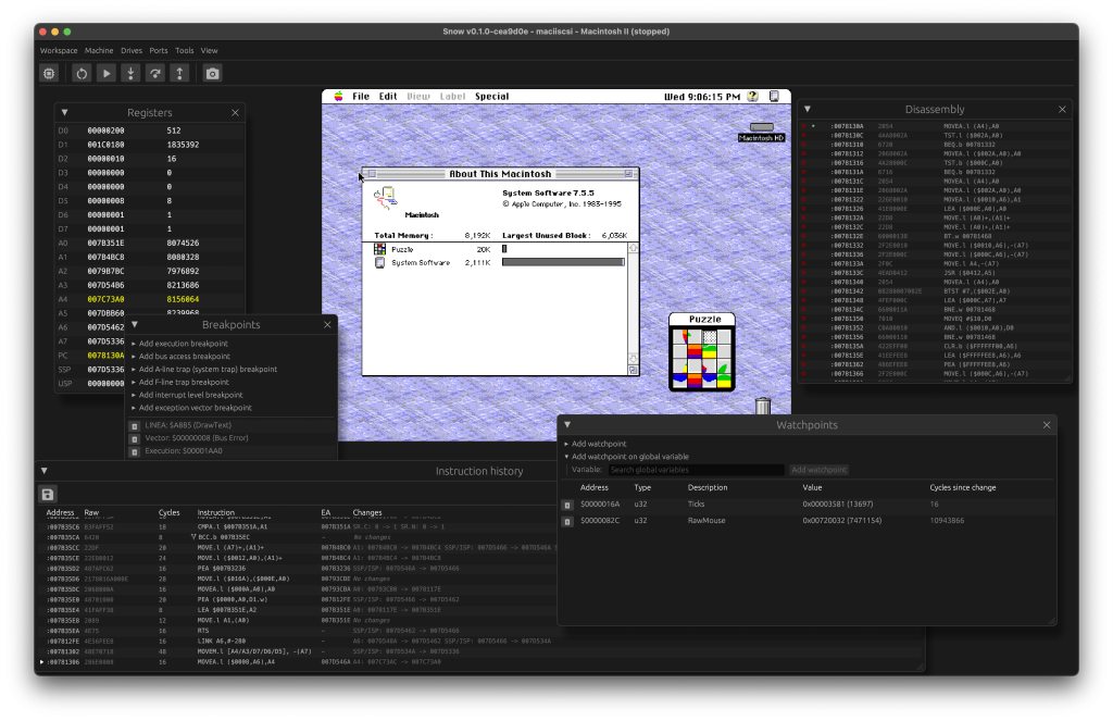 Snow – Classic Macintosh emulator 1.1 Released Snow – Classic Macintosh emulator 1.1 Released