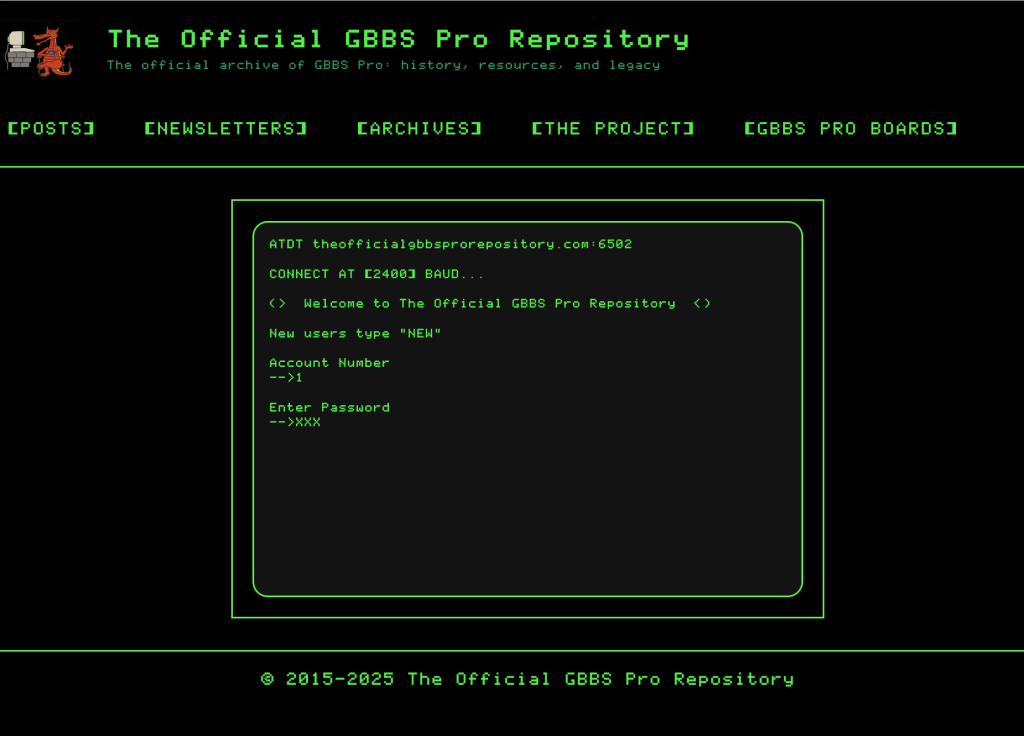 GBBS Pro Repository Website Updated GBBS Pro Repository Website Updated