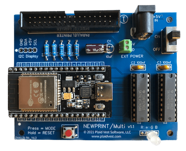 Plaid Vest Software Announces NewPrint Multi 2.0