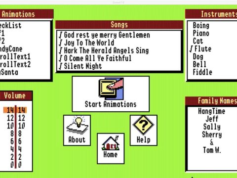 Enjoy Christmas in July with HyperCard GS!