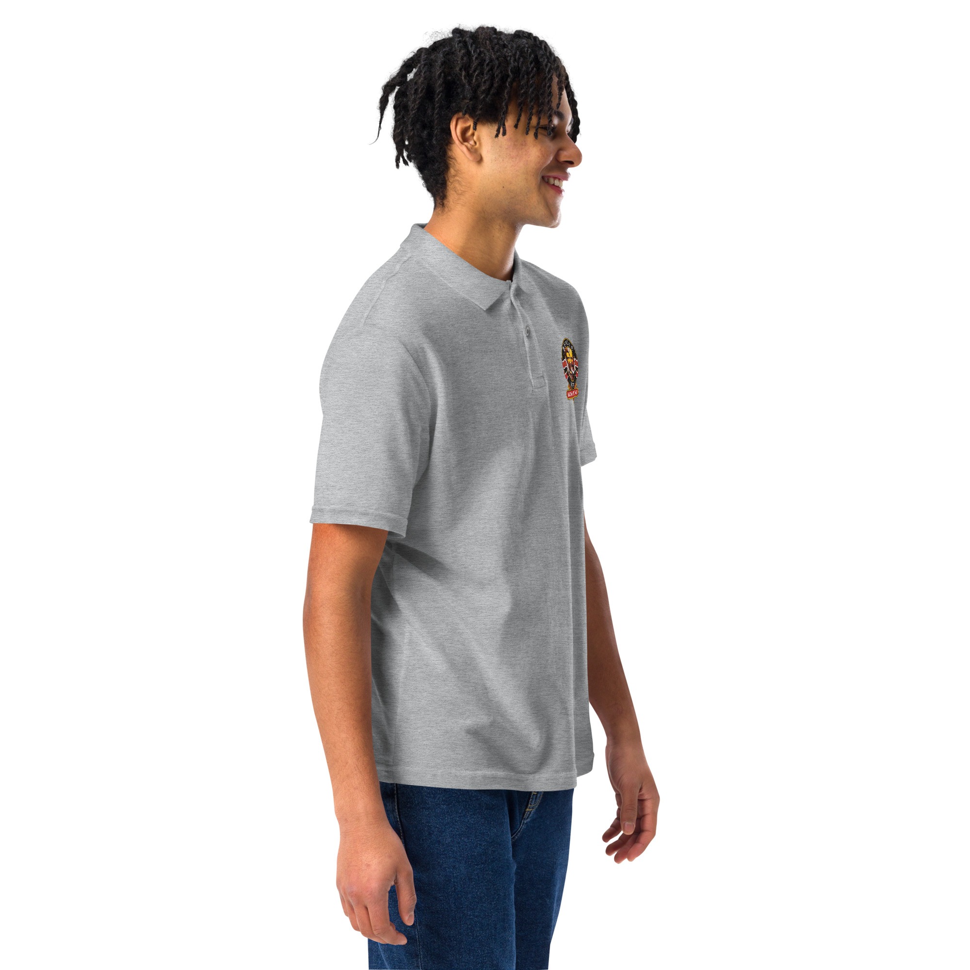 The Beagle Bros Software Unisex pique polo shirt - Image 3