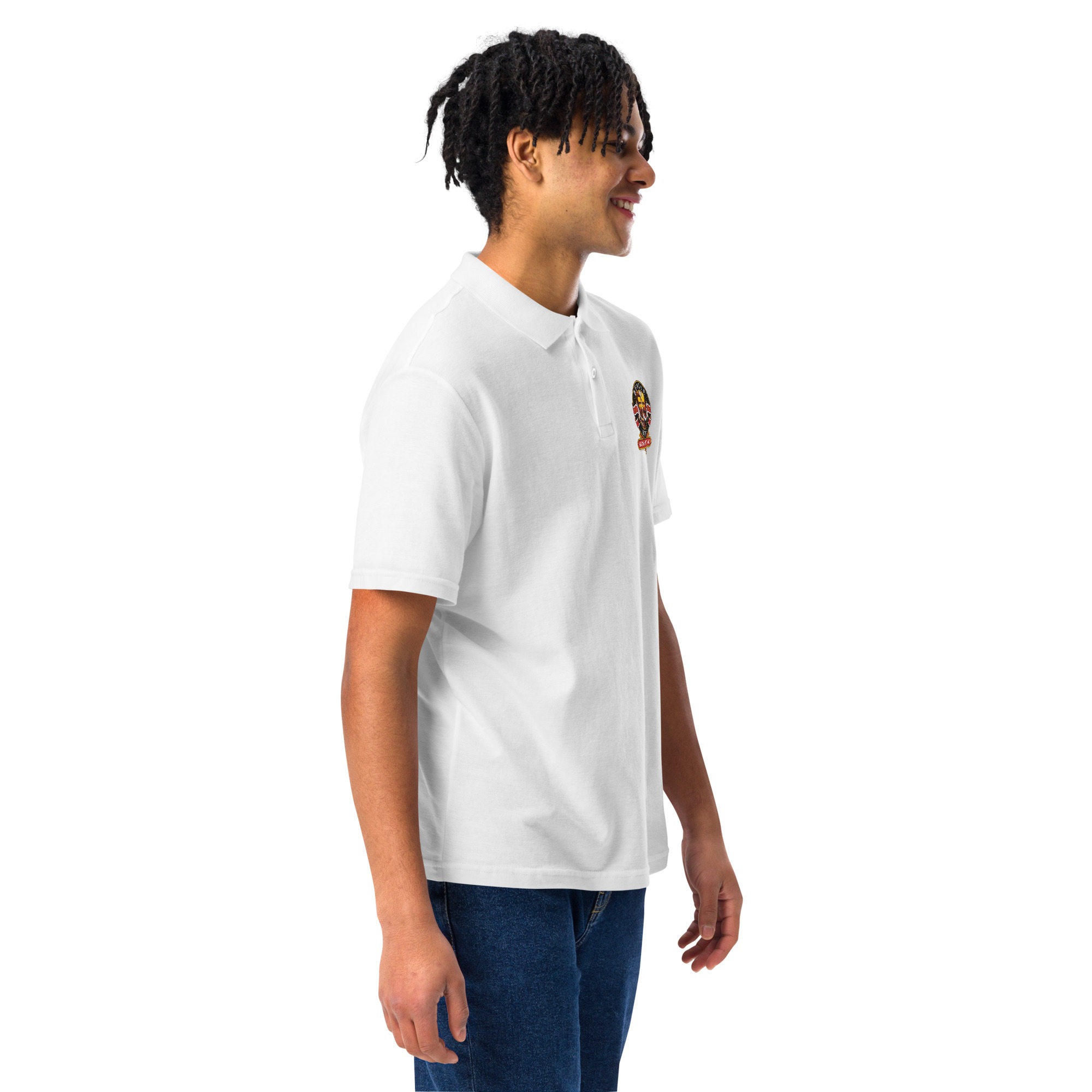 The Beagle Bros Software Unisex pique polo shirt - Image 4
